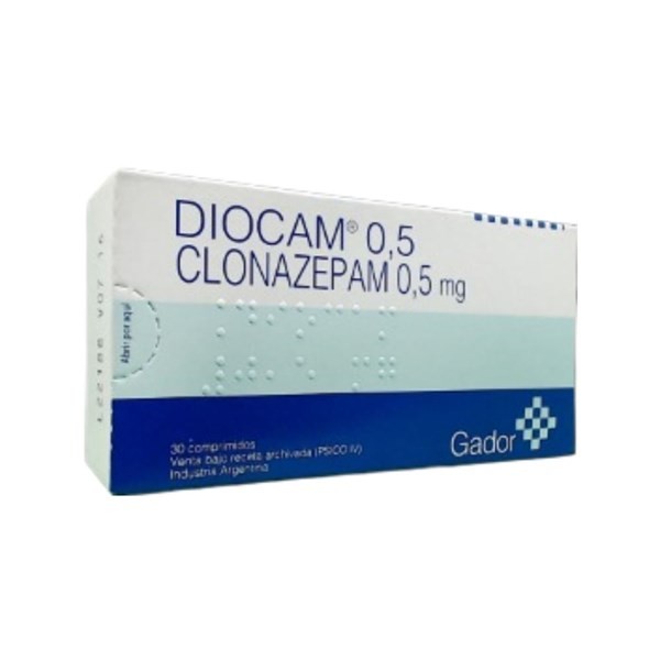 Gador Diocam Clonazepam 0.5 Mg x 30 Comp #1