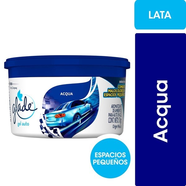 Aromatizante Para Auto Glade Acqua Minigel 70gr #1