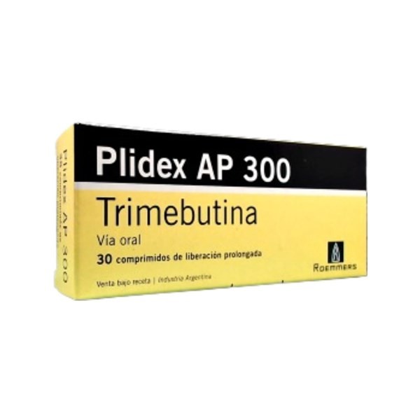 Roemmers Plidex Ap Trimebutina 300 Mg x 30 Comp de Liberación Prolongada #1