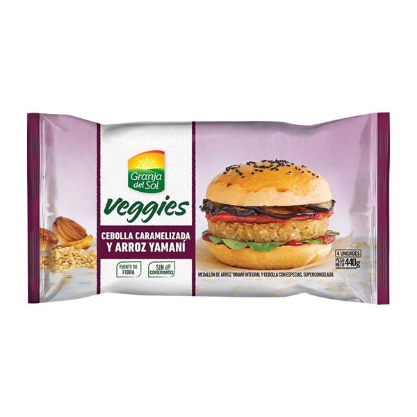 Medallon Veggie Granja Del Sol Lentejas Y Arroz Yamani 440 G #1