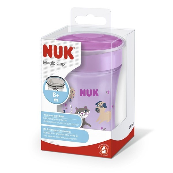 Nuk Vaso Magic Cup Rosa 230 ml #1