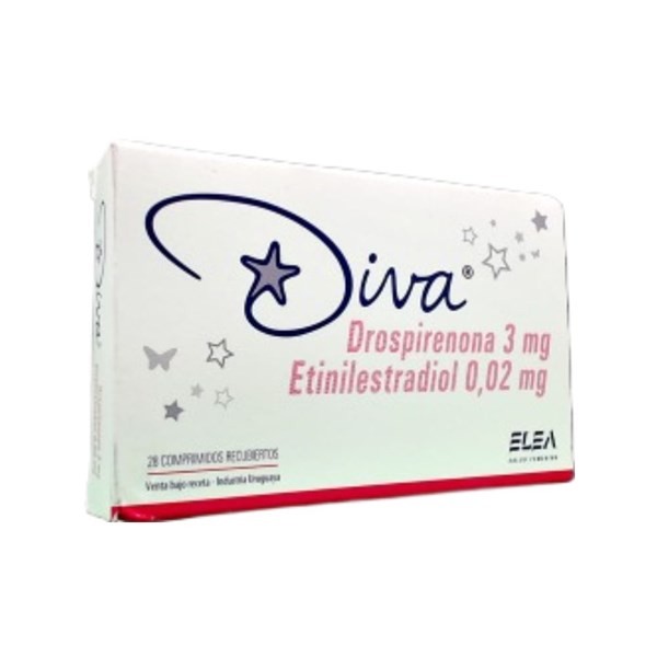 Elea Diva Drospirenona + Etinilestradiol x 28 Comp Recubiertos #1