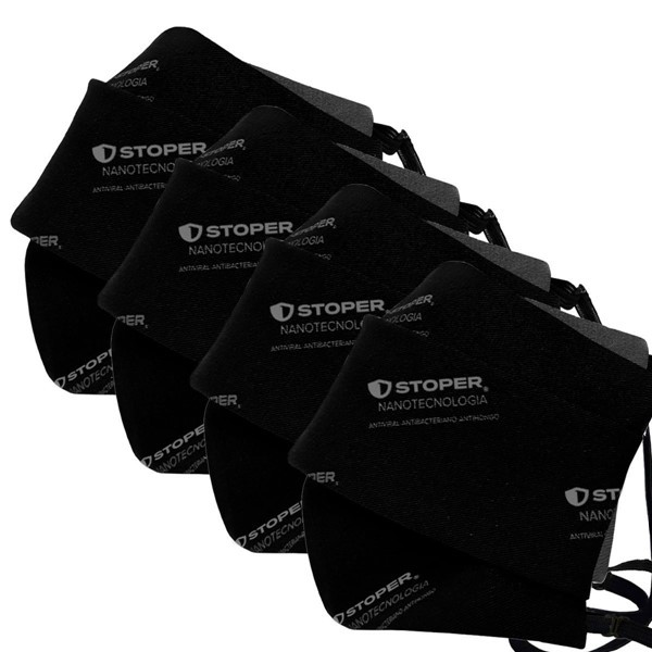 Combo Barbijos  Stoper Antibacterial Reutilizable (4 Unidades) #1