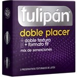 Preservativo Tulipán Doble Placer x 3 un #1