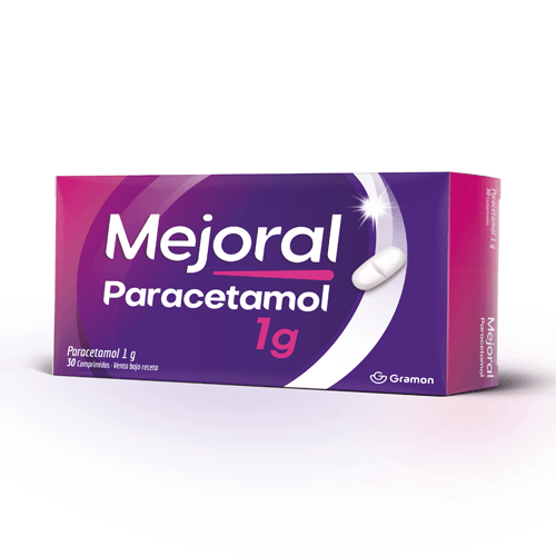 Mejoral | 30 comprimidos |  Paracetamol 1 g 