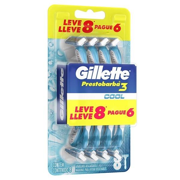 Gillette Maquina de Afeitar Cooling (8 Unidades) alt
