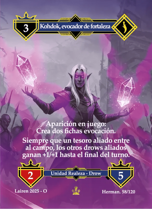 058 Kohdok, Evocador De Fortaleza Full Art - Coste 3 #1
