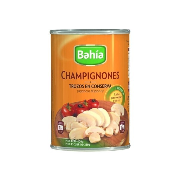 Champignones Trozos Bahia 400 Gr #1
