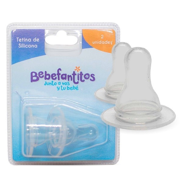 Bebefantitos Tetina de Silicona en Blister (2 Unidades) alt