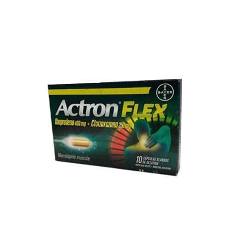 Bayer Actron Flex X 10 Capsulas Blandas alt