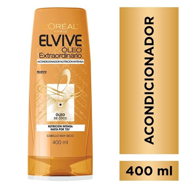 Elvive Acondicionador Oleo Extraordinario Nutricion Profunda 400 Ml alt