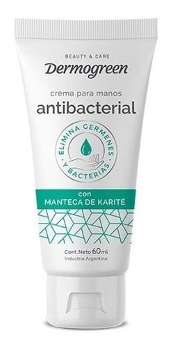 Dermogreen Antibacterial Crema Para Manos Con Karite 60 ml #1