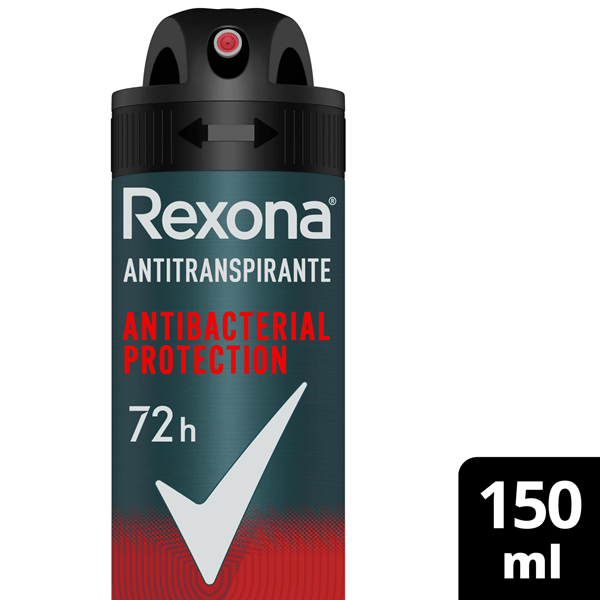 Rexona Desodorante Aerosol Men Antibacterial Proteccion 150 ml #1