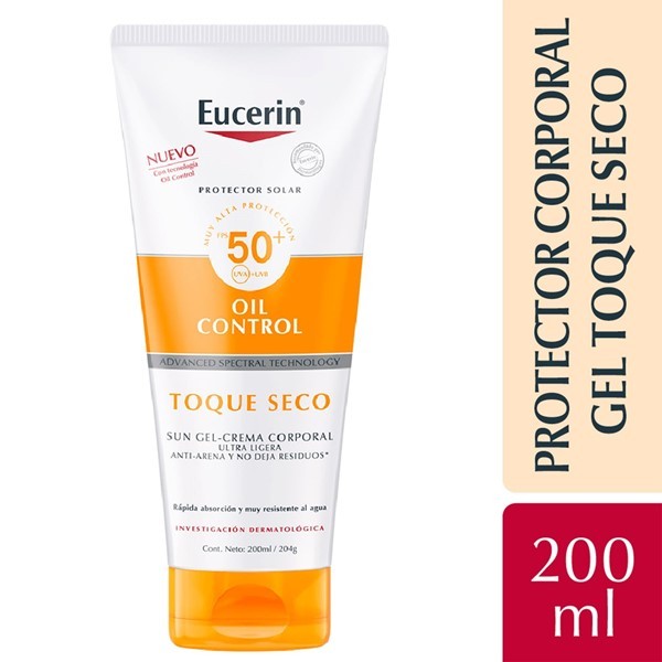  PROTECTOR SOLAR EUCERIN LOCION FPS 50 200 ML (TOQUE SECO) #1