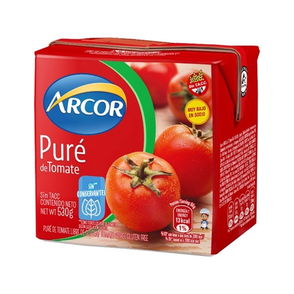 Silk Puré de Tomate Arcor Tetra 530 g. #1