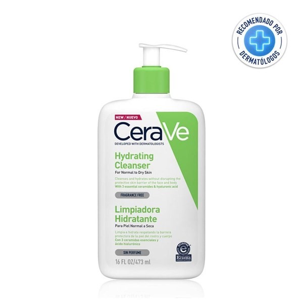 CeraVe Gel Limpiador Hidratante Piel Normal a Seca 473ml
