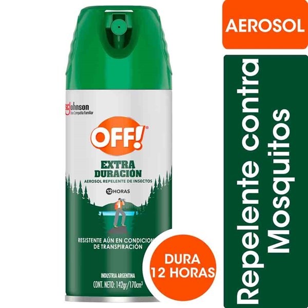Repelente De Insectos Off Extra Duracion Aerosol 170 Ml alt