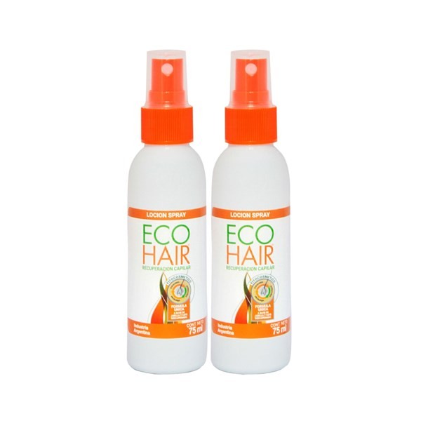 Locion Spray Para Caida de Cabello Ecohair Unidades 2 Unidades