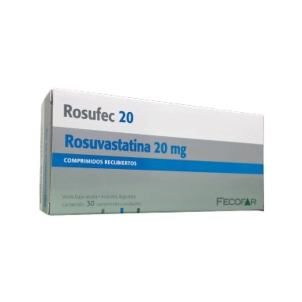 Fecofar Rosufec 20 Rosuvastatina 20 Mg x 30 Comp #1