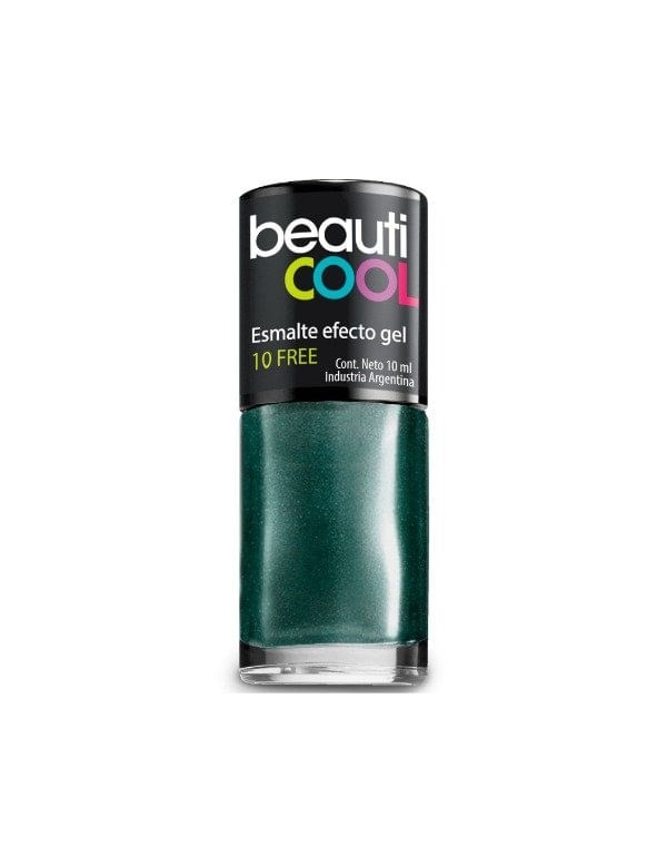 Beauticool Esmalte de Uñas Gel Metalizado Color Verde #1