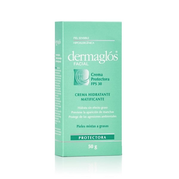 Dermaglos Crema Protectora Con Fps30 50 gr alt