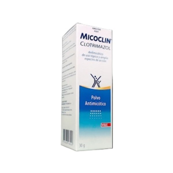 M&E Micoclin Talquera Clotrimazol x 30 g #1