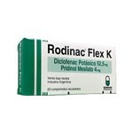 Géminis Farmacéutica Rodinac Flex K Diclofenac + Pridinol x 20 Comp #1