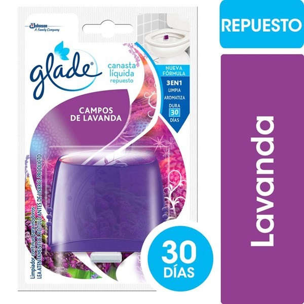Canasta Liquida Glade Inodoro Repuesto Lavanda 50 Ml #1