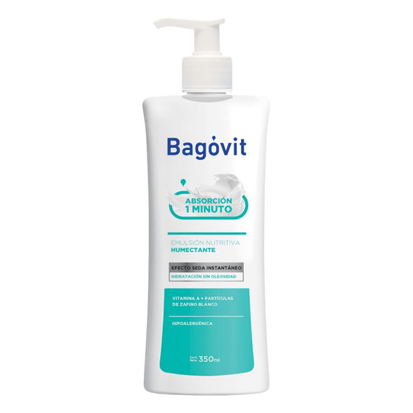 Bagovit Emulsión Corporal Cuidado Cotidiano Seda 350 ml #1