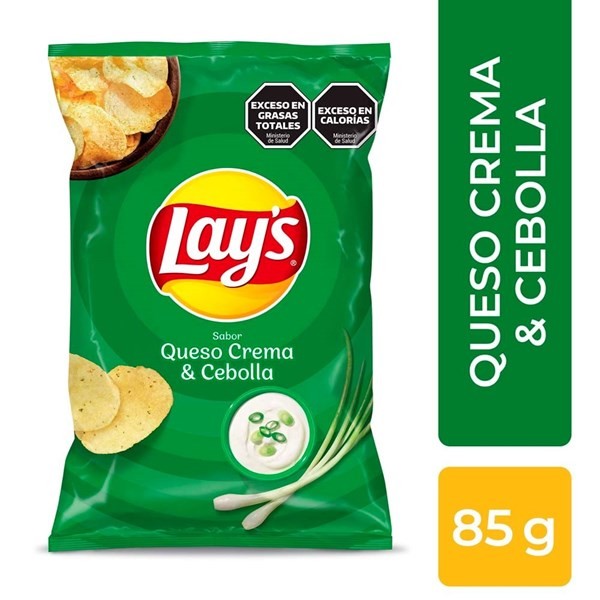Papas Fritas Lays Queso Y Cebolla 85 G #1