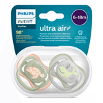 Avent Chupete Ultra Air Deco 618 -m Verde Y Gris x 2 #3