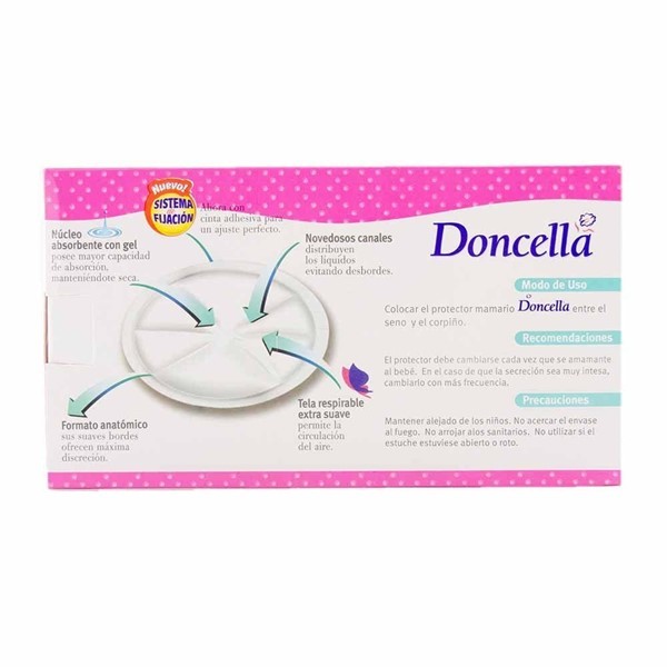 Protectores Mamarios Doncella Con Gel 24 U alt