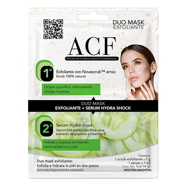 Acf Mascara Facial Duo Exfoliante Scrub + Serum #1