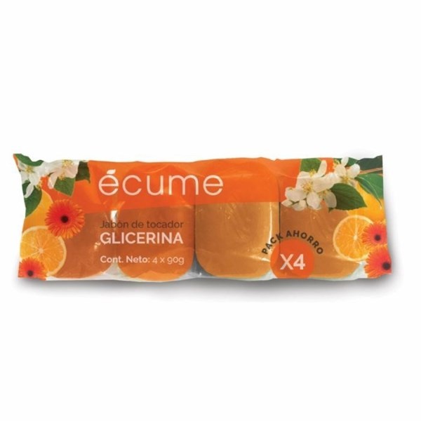 Ecume Jabón Barra Glicerina 90 gramos | 4 Unidades #1