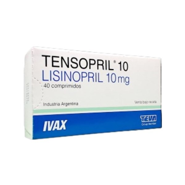 Teva Tensopril Lisinopril 10 Mg x 40 Comp #1