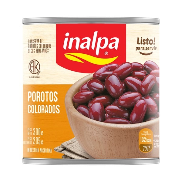 Porotos Colorados Inalpa Secos Remojados 300 G. #1