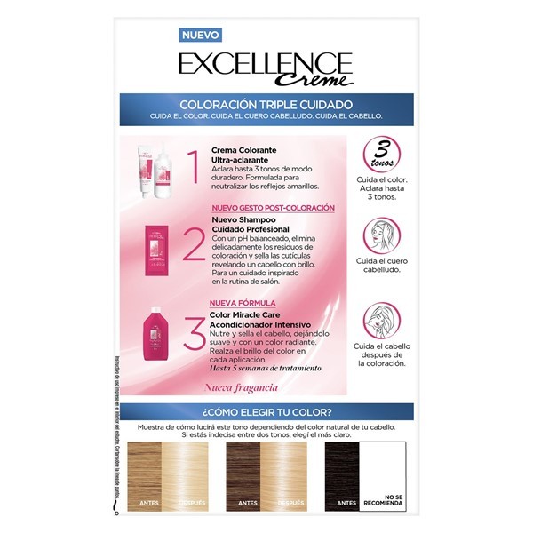 Excellence Kit Coloracion 120 Rubio Ultra Claro Natural alt