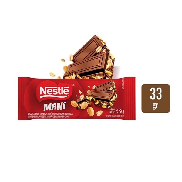 Chocolate Nestle Con Maní 33g #1