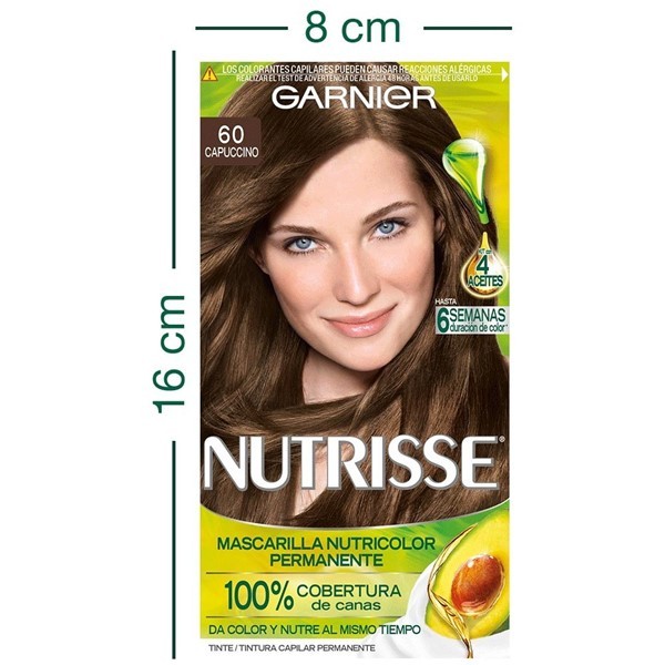 Garnier Nutrisse Kit de Coloracion en Crema 60 capuccino 60 cappuccino alt