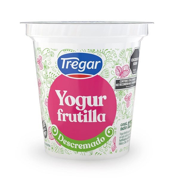 Yogur Descremado Firme Tregar De Frutilla 125 G. #1