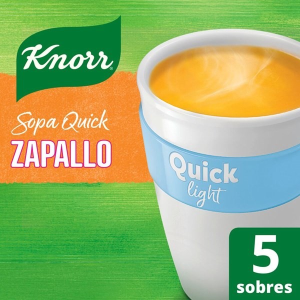 Sopa Instantánea Knorr Quick Zapallo Light Sin Conservantes 5 Sobres #1