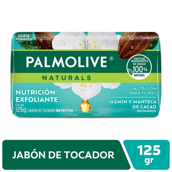 Palmolive Naturals Jabón Nutrición Exfoliante 125 gr