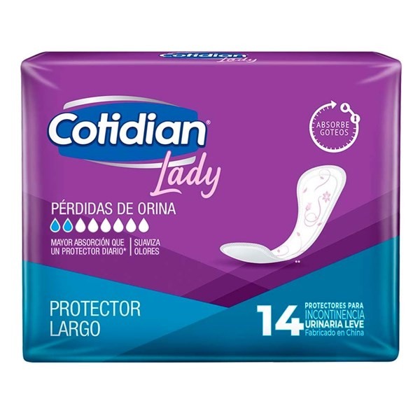 Cotidian Protectores Diarios Lady Largo ( 14 Unidades ) #1
