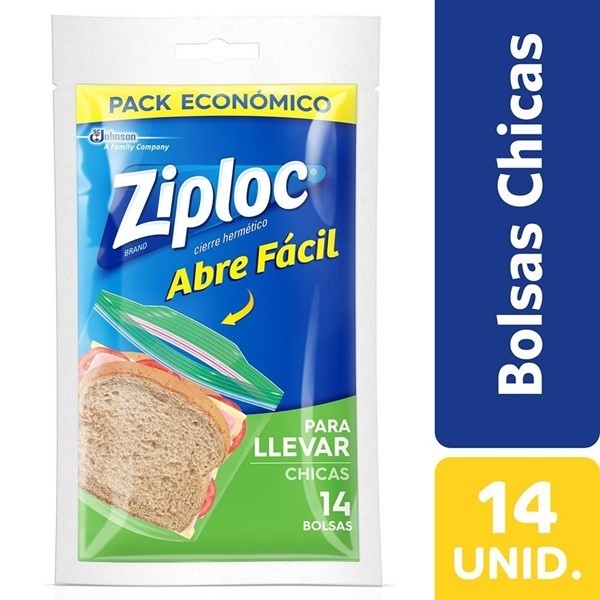 Ziploc Bolsa Para Llevar Chica (14 U) alt