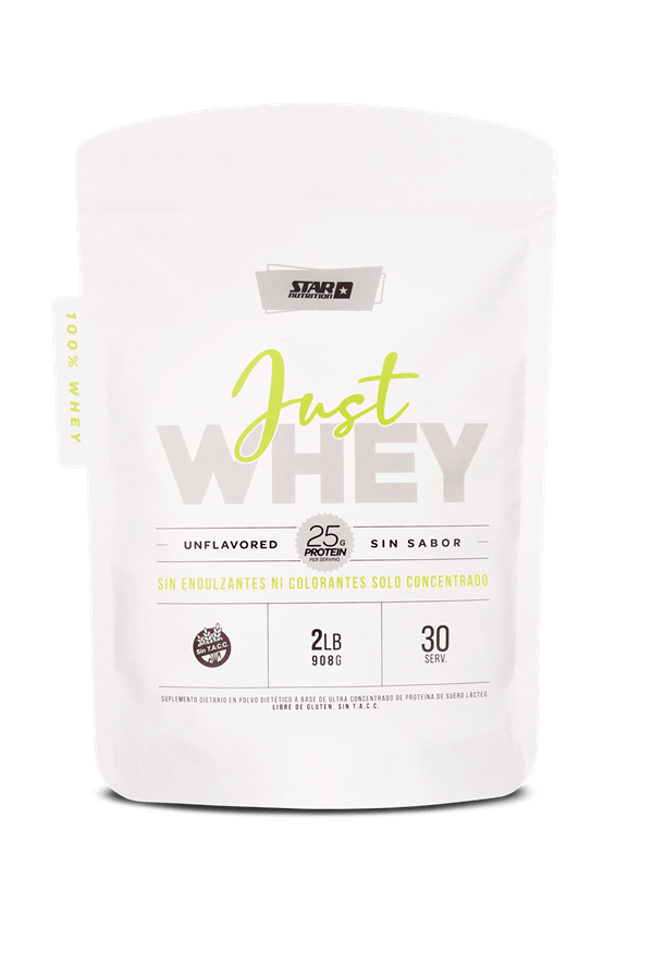 Star Nutrition Just Whey Sin Sabor 2lbs Doypack