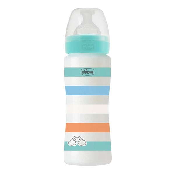 Chicco Mamadera Wellbeing Boy 330 ml #1