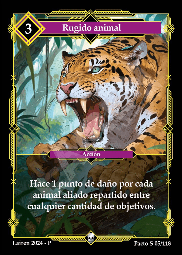 05 Rugido Animal Reprint - Coste 3