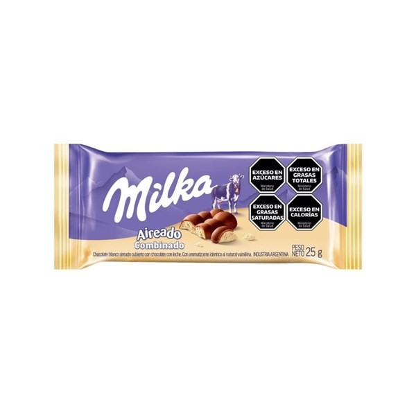 Chocolate Combinado Aireado Milka 25 gr #1