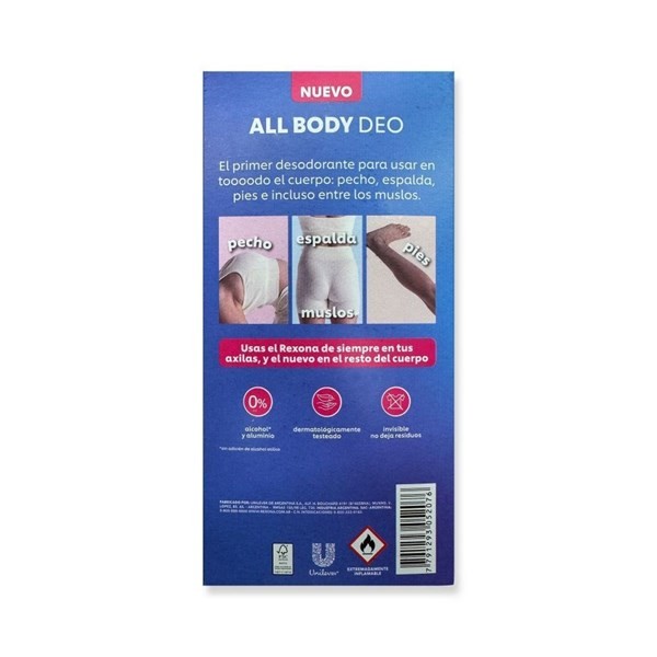 Desodorante Rexona Active Emotion x 150 ml + Muestra Gratis Rexona All Body Deo Wild Rose alt