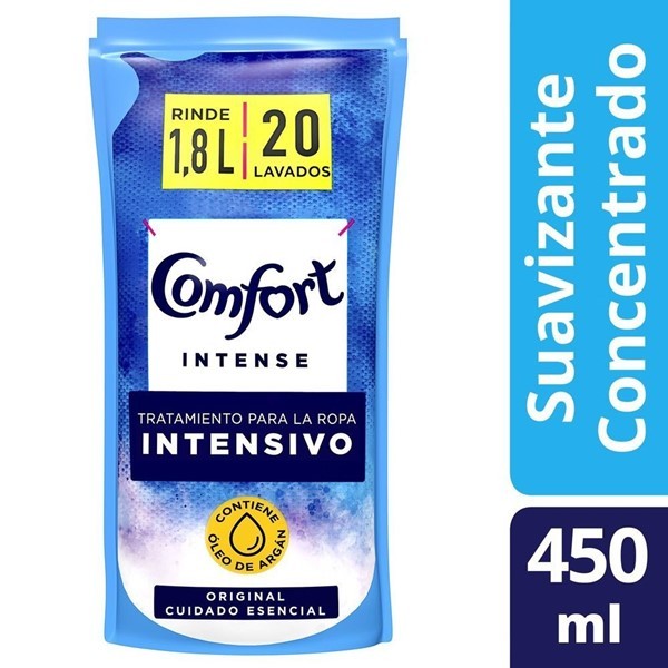 Comfort Suavizante Para Ropa Intense Repuesto Doypack 450 ml #1